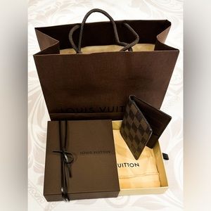 Louis Vuitton Pocket Organizer Card Holder Damier Ebene